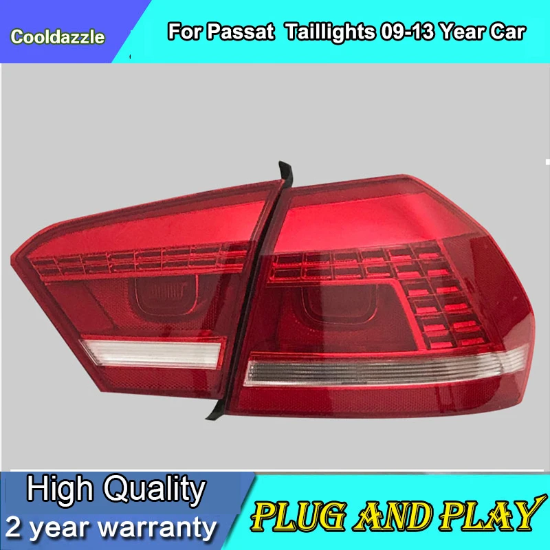 Чехол для стайлинга автомобиля Volkswagen Passat B5 задние фонари 2009 2010 2011 2012 20132014 2015