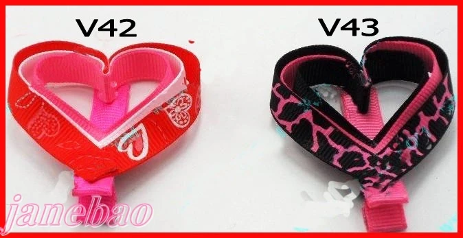 Бесплатная доставка новинка 2017 80 шт. банты для волос на День святого Валентина