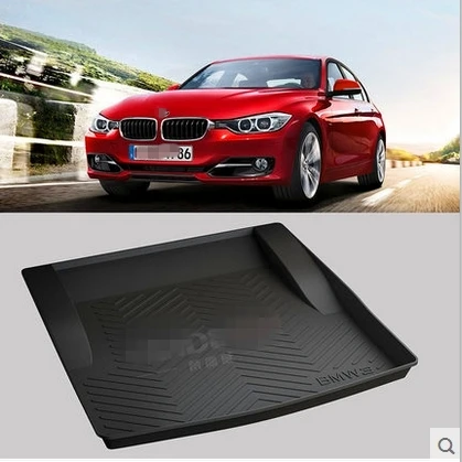 Хороший ковер! специальная магистральных коврики для BMW 325i F30 2017 2012 прочный коврик