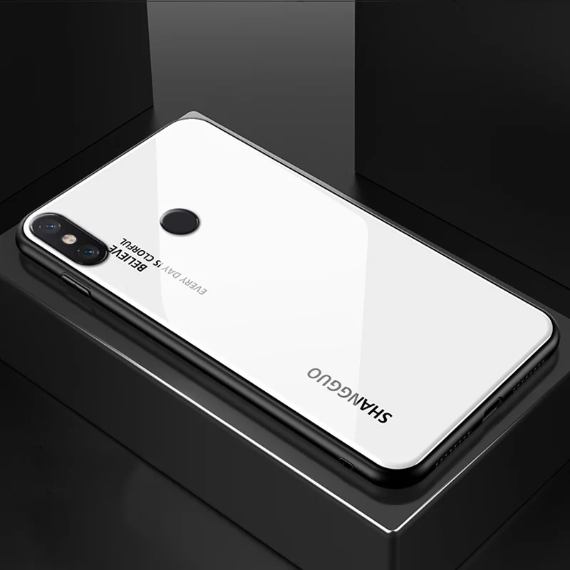 Корпус для xiaomi mi x 2 s mi x2s случае телефон Обложка градиент закалённое Защитное стекло для xiaomi mi x 2 mi x2 крышка shell