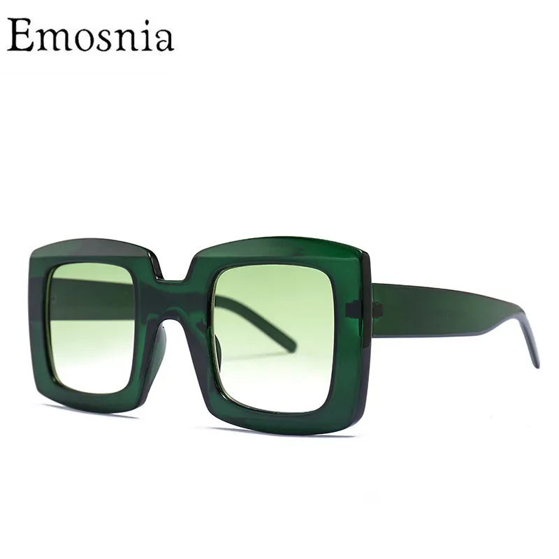 Emosnia, унисекс, квадратные Винтажные Солнцезащитные очки, очки, солнечные очки, оправа, солнцезащитные очки, мужские очки, градиентные оттенки, Oculos UV400