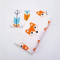 printed fox cotton twill fabric patchwork cloth diy sewing quilting baby child clothing fabric home decoration materials