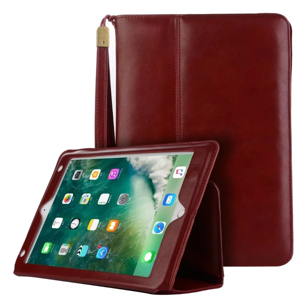 PU Leather Wallet for iPad Pro 10.5 Inch Ultra Thin Handbag Flip Magnetic Smart Cover for New iPad Air 3 10.5 with Card Slot+pen