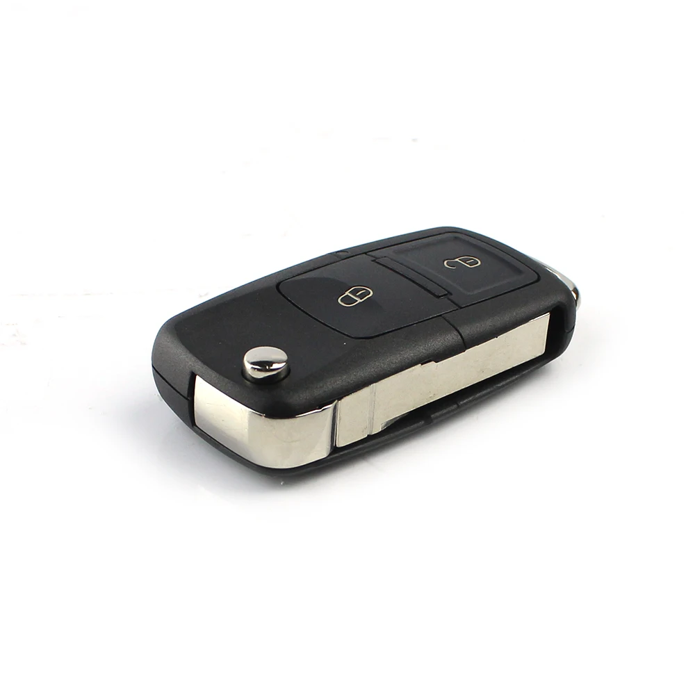 For Volkswagen GOLF Beetle Rabbit Passat Flip Folding Key Fob Shell 2 Button Remote Case Blade New | Автомобили и мотоциклы
