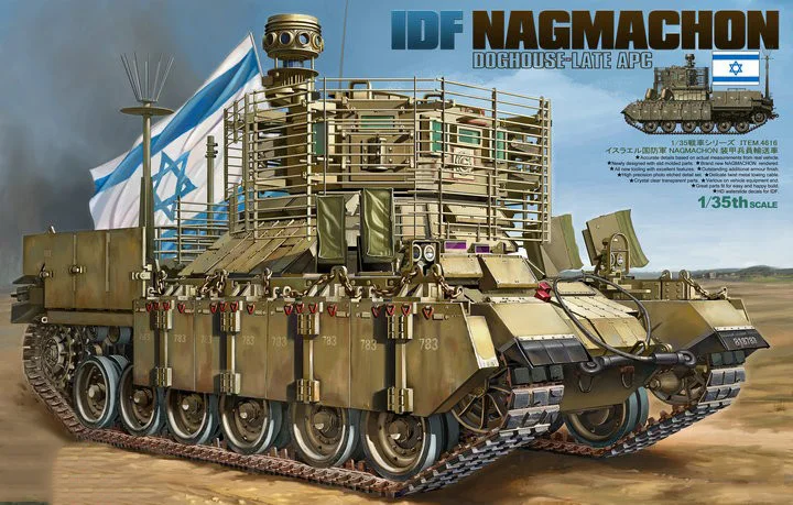 TIGER 4616 масштаб 1/35 IDF Nagmachon Doghouse поздний APC пластиковый набор для моделирования|kit