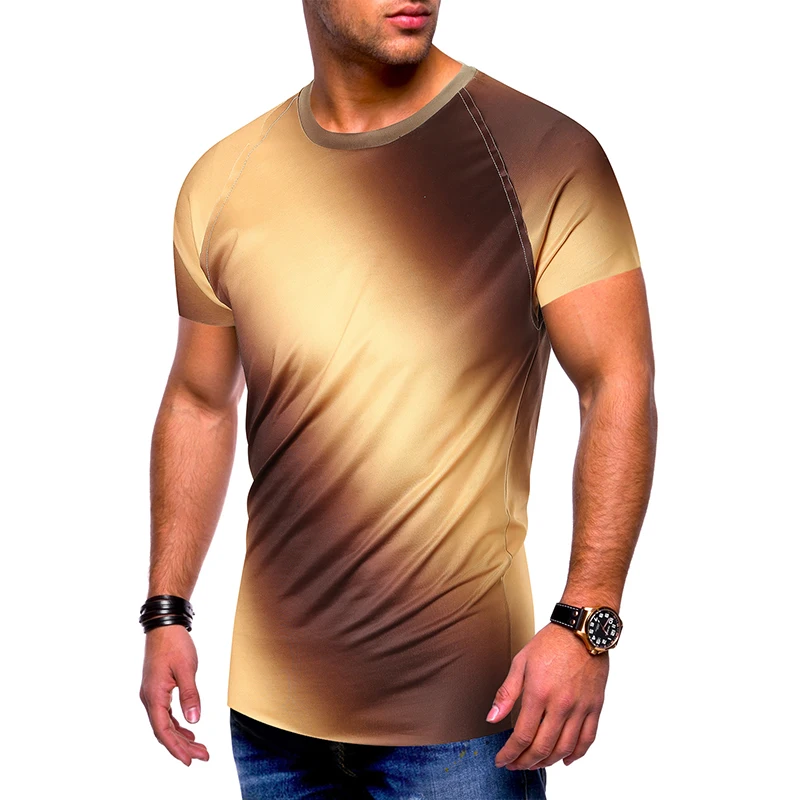 Мужская футболка 2019 летняя модная с коротким рукавом мужская тонкие мужские Топы