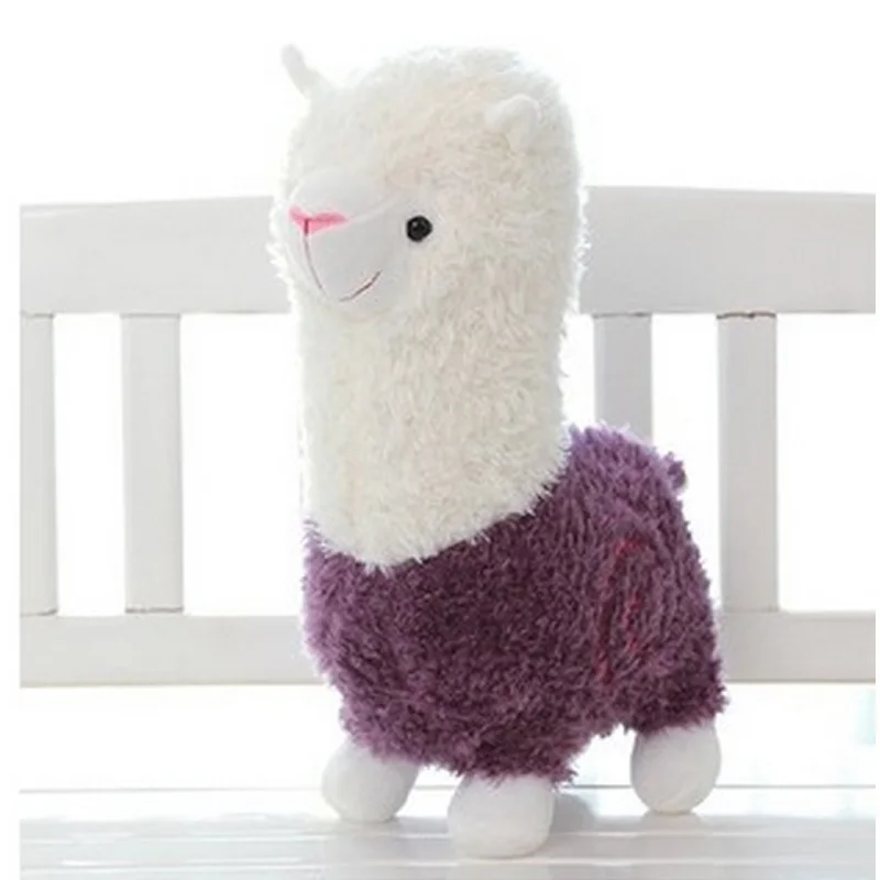 Новая плюшевая игрушка Альпака 45 см/18 дюймов кукла милая альпака животное овечка