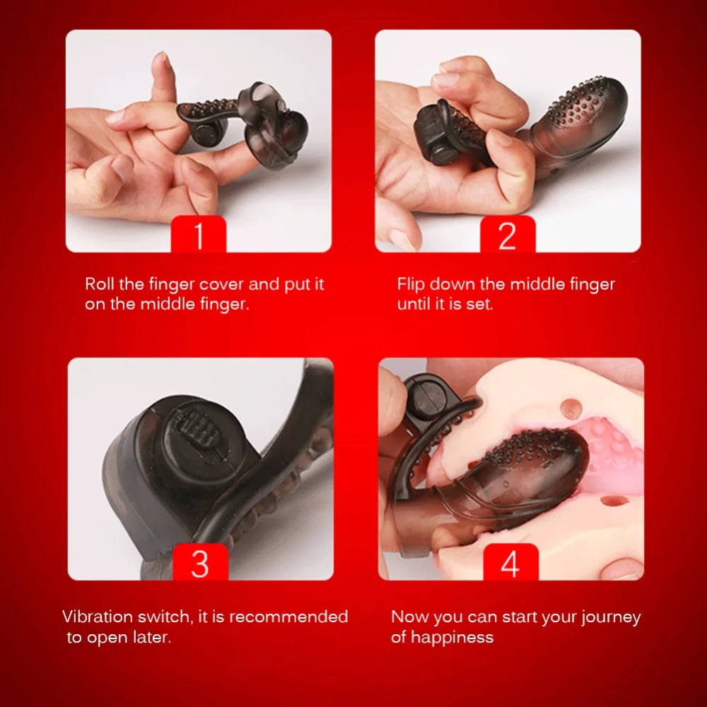 Рукав для пальца G spot Вибраторы Секс игрушки женщин клитор фаллоимитатор со