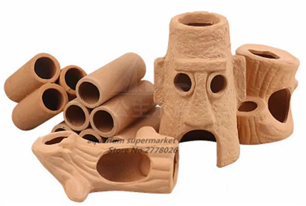 1 шт. керамический домик для креветок маленький укрытие рыб рыболовное гнездо