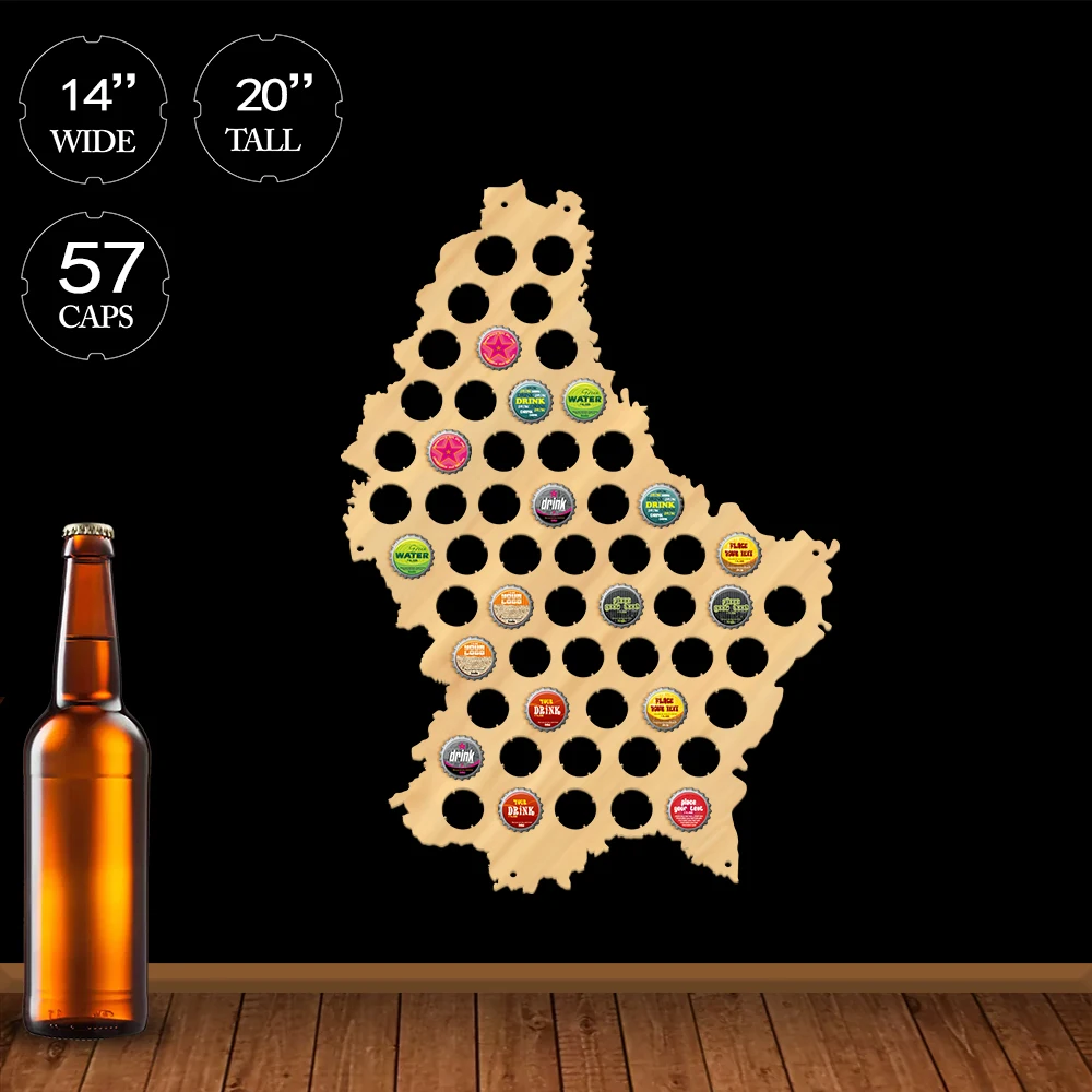 Западная Европа кантри Великое герцогство Люксембург дерево ремесло карта Letzebuerg