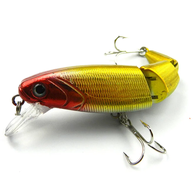 Рыболовные приманки, 14 г, Pesca, 10,5 см., мульти шарнирные секции, жесткая приманка, глубина, пластиковые крючки, 3D глаза, искусственная приманка, рыболовные снасти, бас