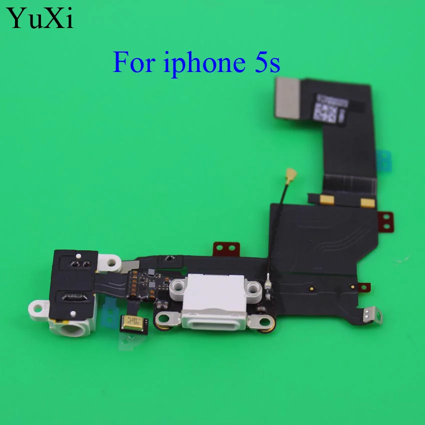 YuXi зарядный гибкий кабель для iphone 5S аудиоразъем наушников usb порт зарядного