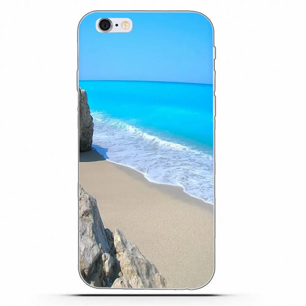 Пляжное море лучший друг Bff мягкий TPU мобильный чехол для Apple iPhone 4 4S 5 5C 5S SE 6 6S 7 8 Plus X