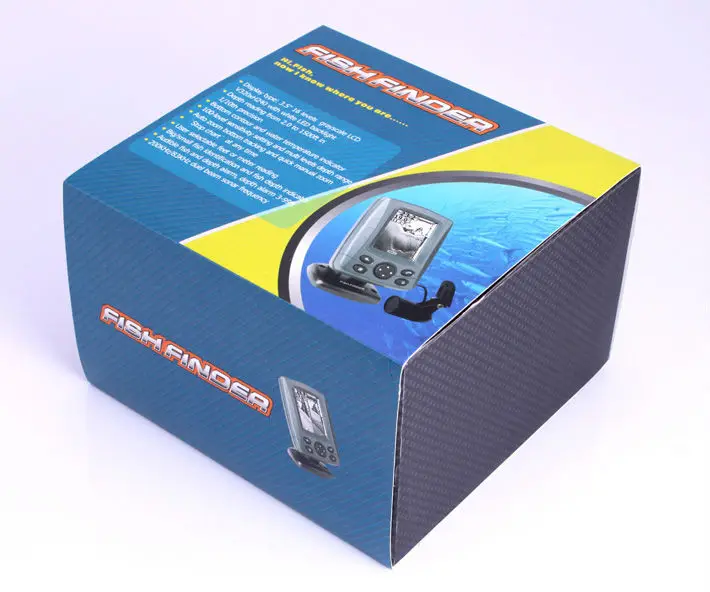 Phiradar рыболовное оборудование лодка Sonar fish finder Многоязычная водостойкая