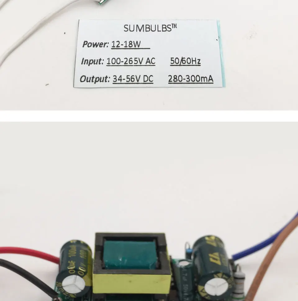 5W 10W 15W 20W 25W 30W 35 Вт с драйвером постоянного тока для светодиода 300mA AC 100V 220V DC/DC конвертер Питание трансформатор доска 50/60hz