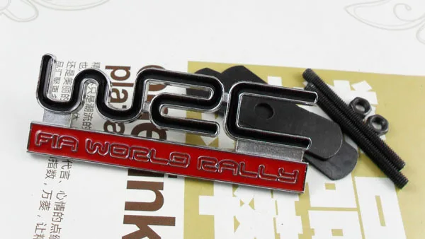 Авто Передняя решетка гриль значок эмблема подходит для WRC красный ралли Impreza