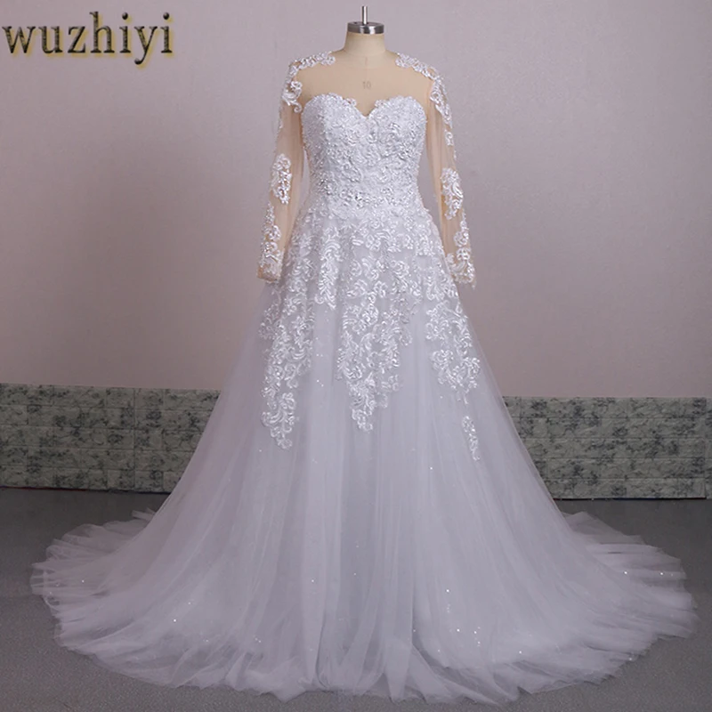 Wuzhiyi свадебное платье трапециевидной формы с бисером в китайском стиле|bridal