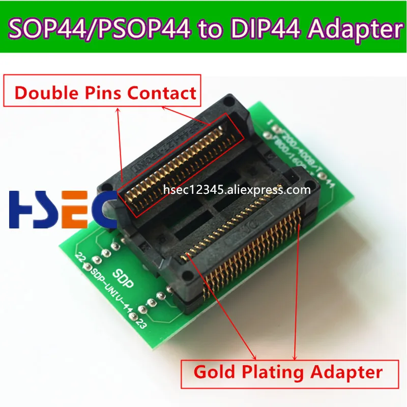 Бесплатная доставка высокое качество SOP44 к DIP44 PSOP44 DIP44/SOIC44/SA638 B006 для RT809H