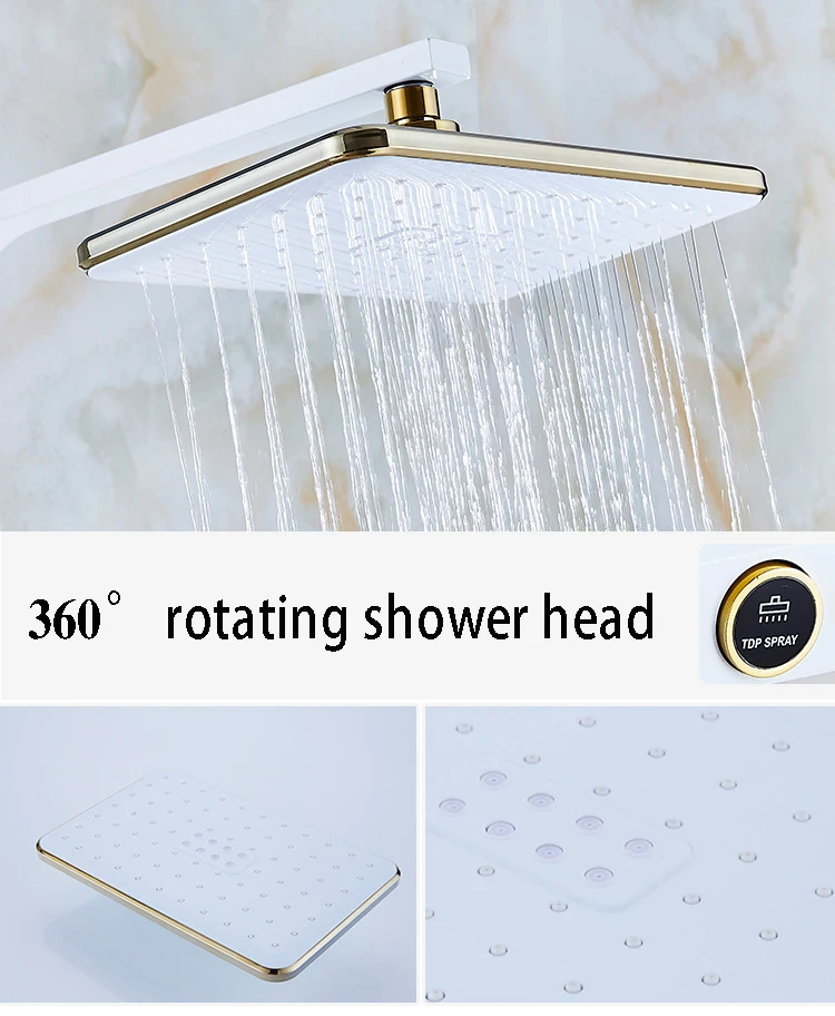 Высококачественный латунный смеситель для душа в ванную комнату 8 дюймов|Душевая