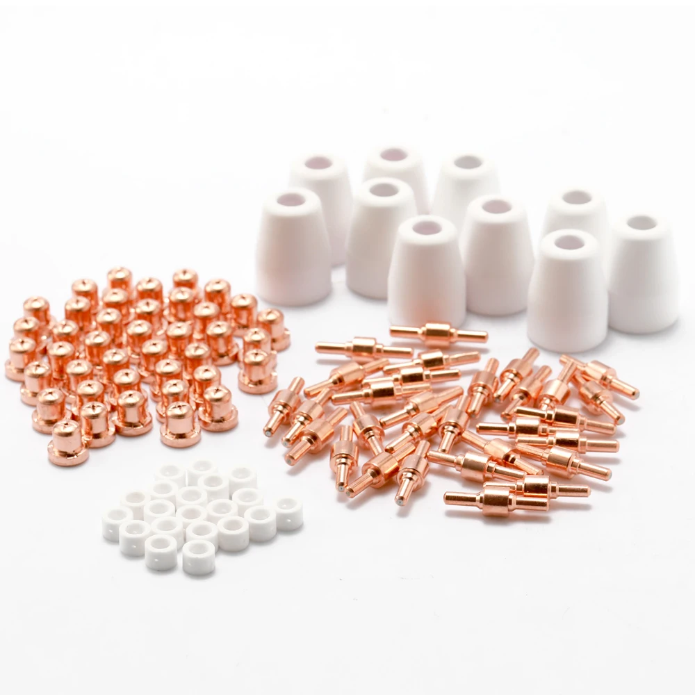 100 шт. медный плазменный резак набор насадок удлиненный длинный наконечник