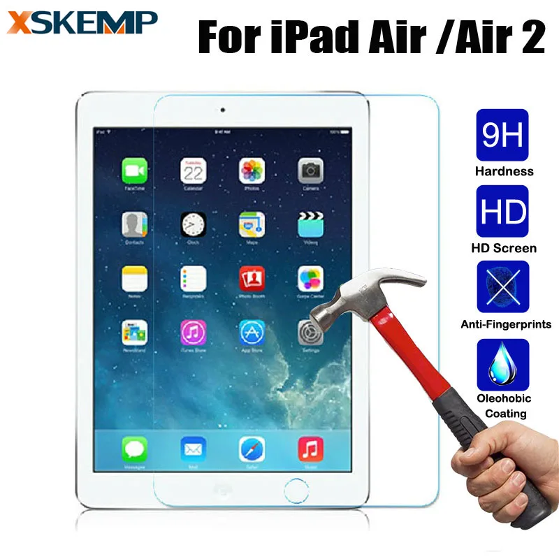 9H 2.5D 0 3 мм закаленное стекло для iPad Air Air2 9 7 дюймов взрывозащищенный зеркальный