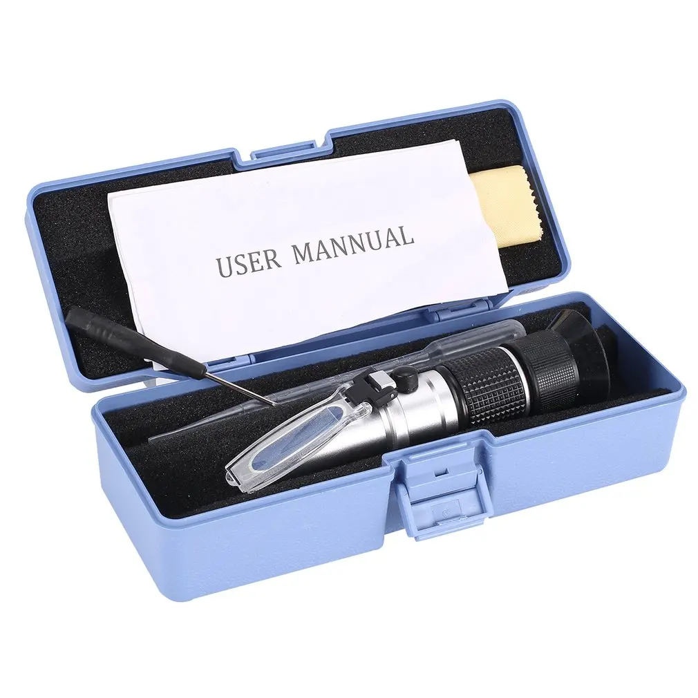 Refractometer 0-90% Optical Sugar Food Beverages Drink Juice ATC Content Meter Tool Test Handheld Measuring Tester | Инструменты