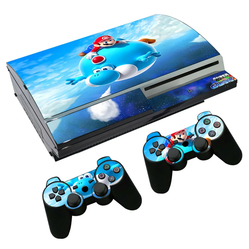 Наклейка Super Mario Skin для PS3 Fat PlayStation 3 консоль и контроллеры Skins виниловая