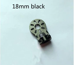 18mm black Yuenhoang 2 шт. D12MM 16 мм 18 мм углеродное волокно трубка рычаг крепления двигателя алюминиевый сплав держатели Drone рамка фиксированные сиденья - Цвет: 18mm black