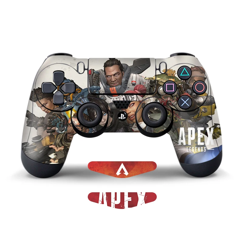 Data Frog 2Pcs Stickers For Apex Legends Controller Skins For Sony PlayStation4 Game Controller For PS4 Slim Pro Stickers