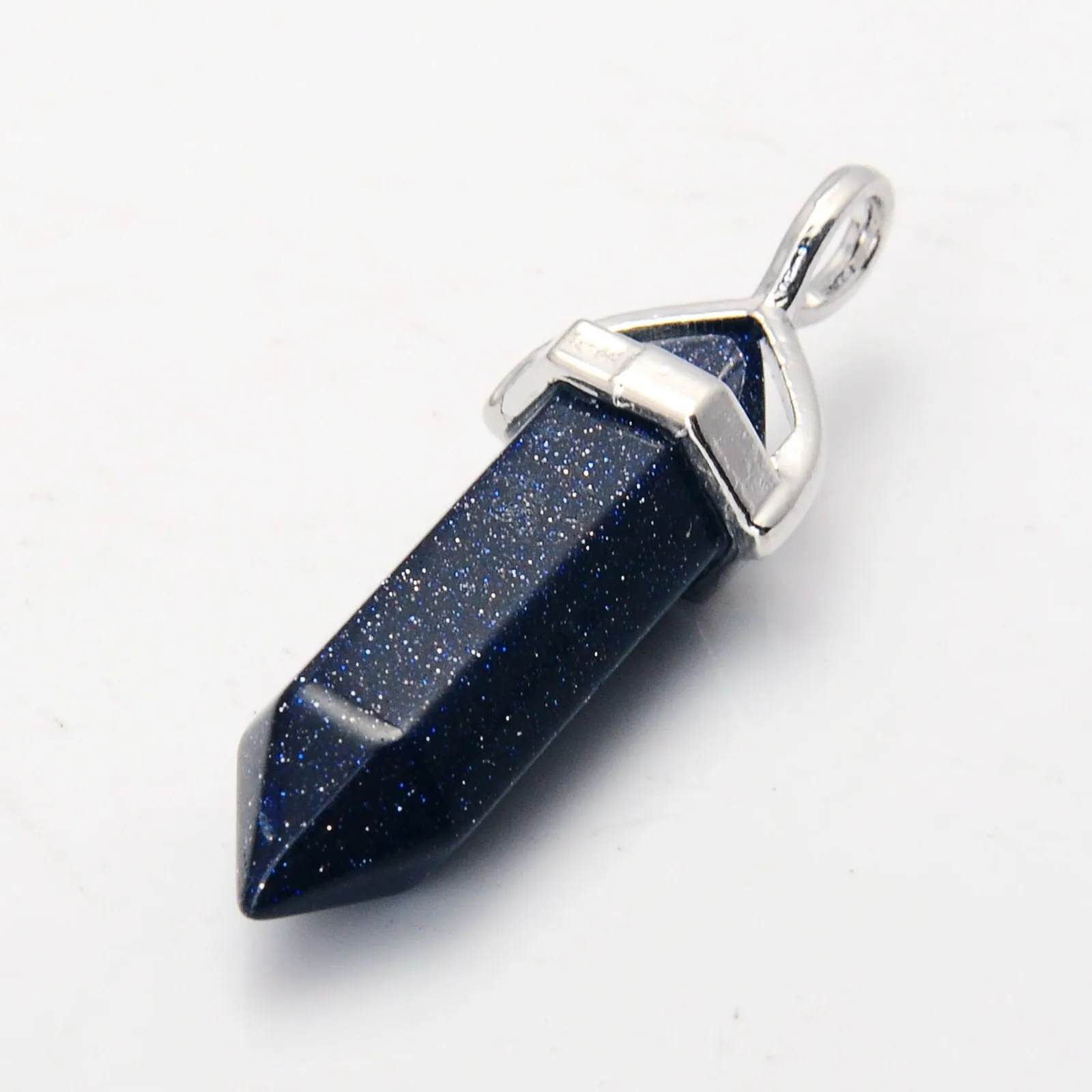 JOYA 2019 New Valentine's Day Gift Pendant Natural Stone Hexagonal Cone Crystal Ladies | Украшения и аксессуары