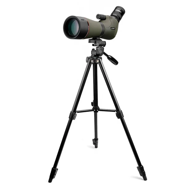 SVBONY 20-60x80 Zoom Зрительная труба с азотным наполнением, водостойкий телескоп, двойной механизм фокусировки, металлический корпус с 5" алюминиевым штативом