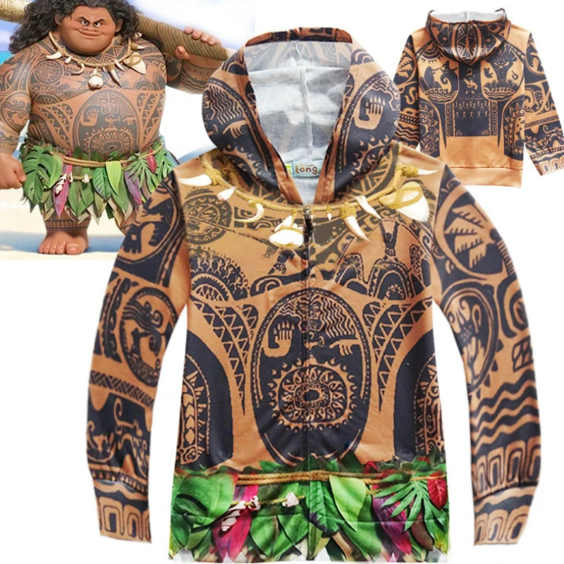 Худи Maui для мальчиков пальто детская толстовка повседневная куртка с капюшоном