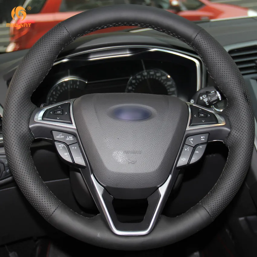 MEWANT черная искусственная кожа фотоаксессуары для ord Mondeo Fusion 2013 2019 EDGE 2015
