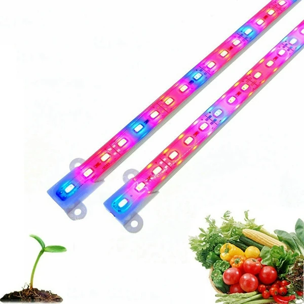Jiguoor 12 в пост. Тока 6 Вт 50 см 5630 SMD красный: синий 3:1/5:1 жесткая лента для выращивания