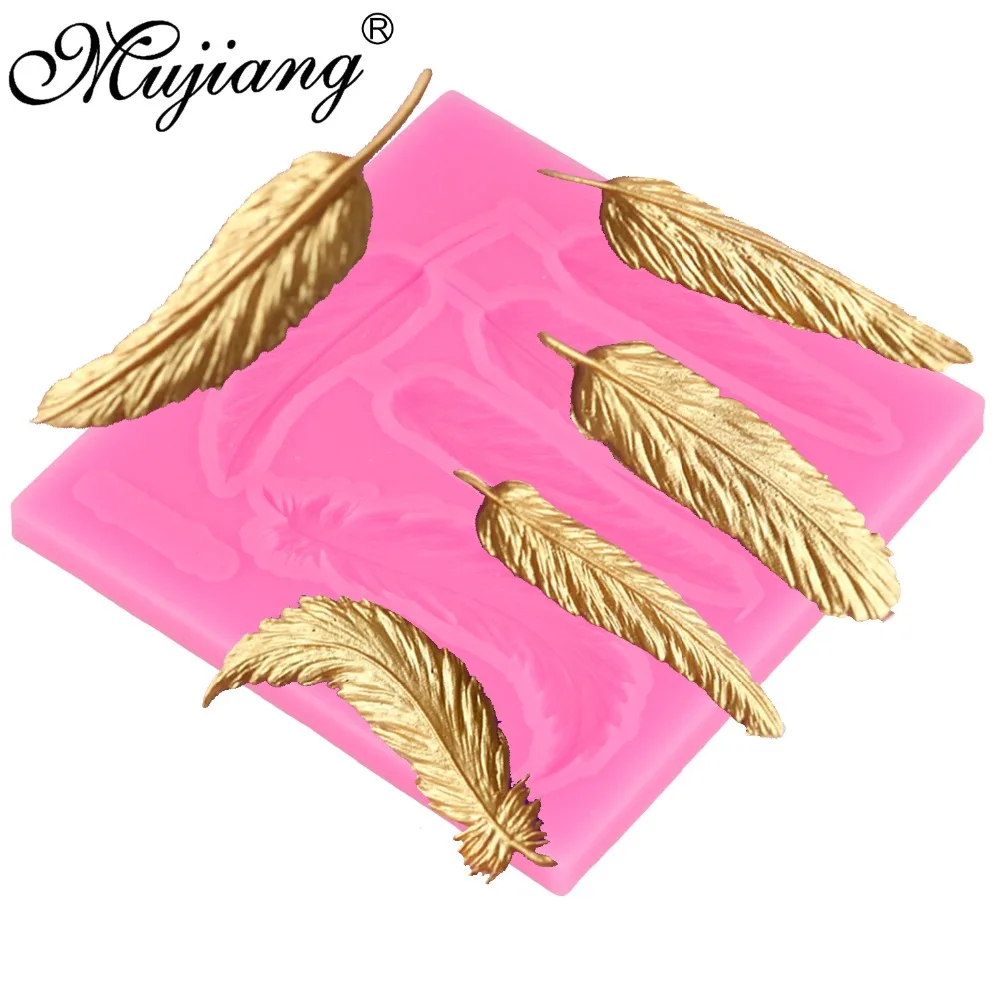 Муцзян перо силиконовые формы торт границы инструменты для украшения тортов из