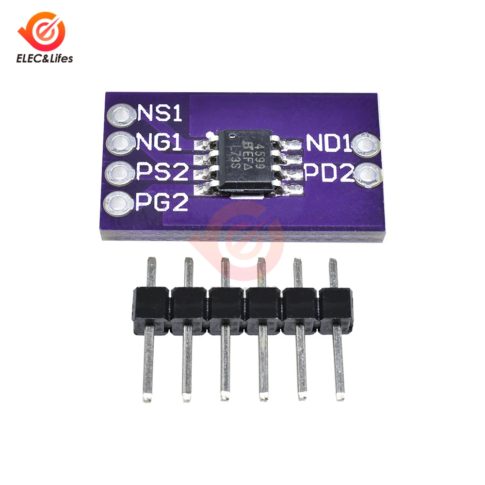 1 шт. N и P двухканальный Si4599 4599 40 В (D S) Модуль платы расширения MOSFET для Arduino|Детали