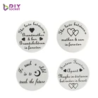 Diylocket 5 шт. оптовая продажа плавающих очаровательных окон пластина подходит для 30 мм Locket ювелирные изделия подвески из стали 316L LSFP02-70-73 * 5