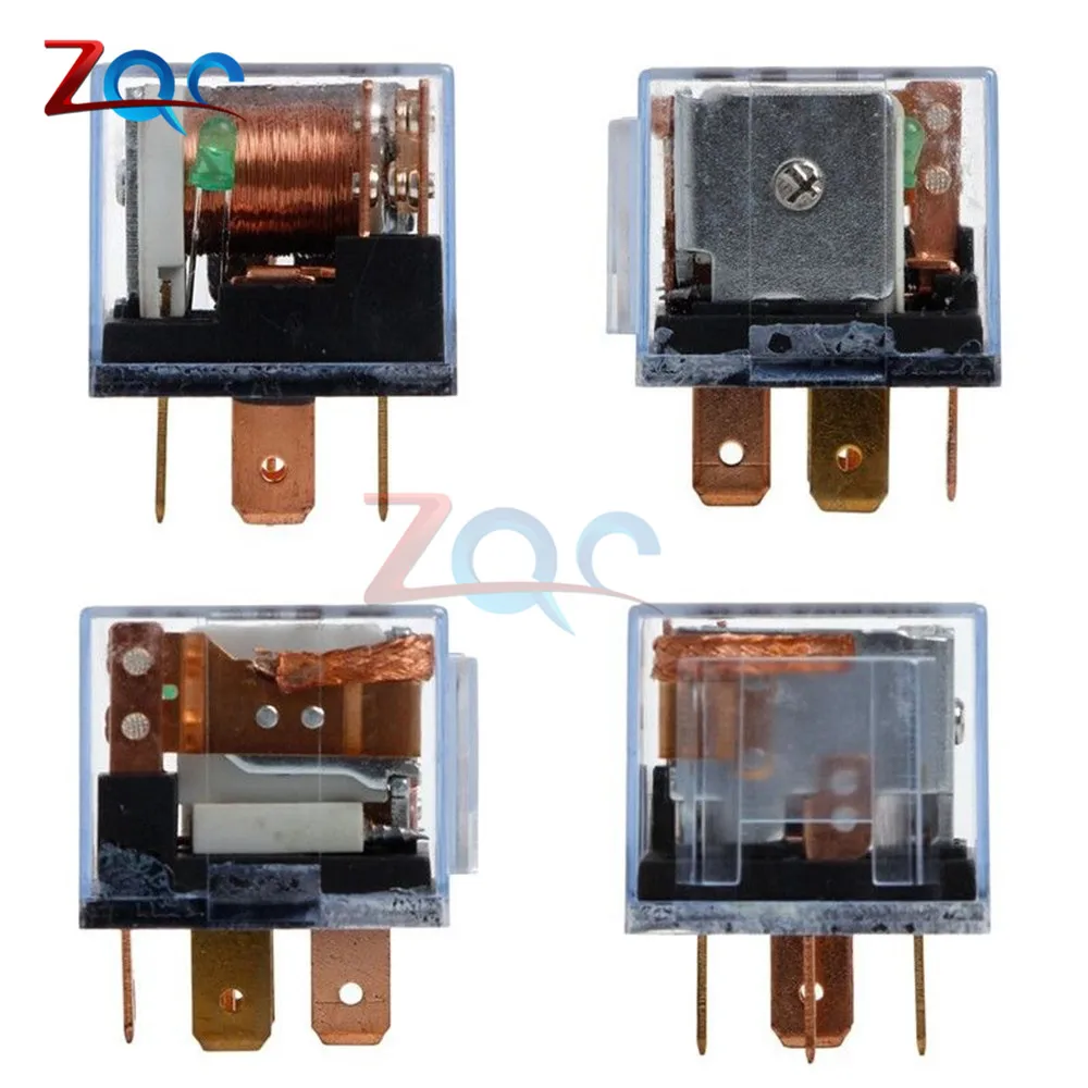 12V 100A 5Pin Водонепроницаемый автомобильное реле 12V 100A 5Pin SPDT автомобиля Управление устройство автомобильное реле постоянного тока 24V 48V Высокая Ёмкость 100A возможность переключения - Габаритные размеры: 12V 100A 5Pin