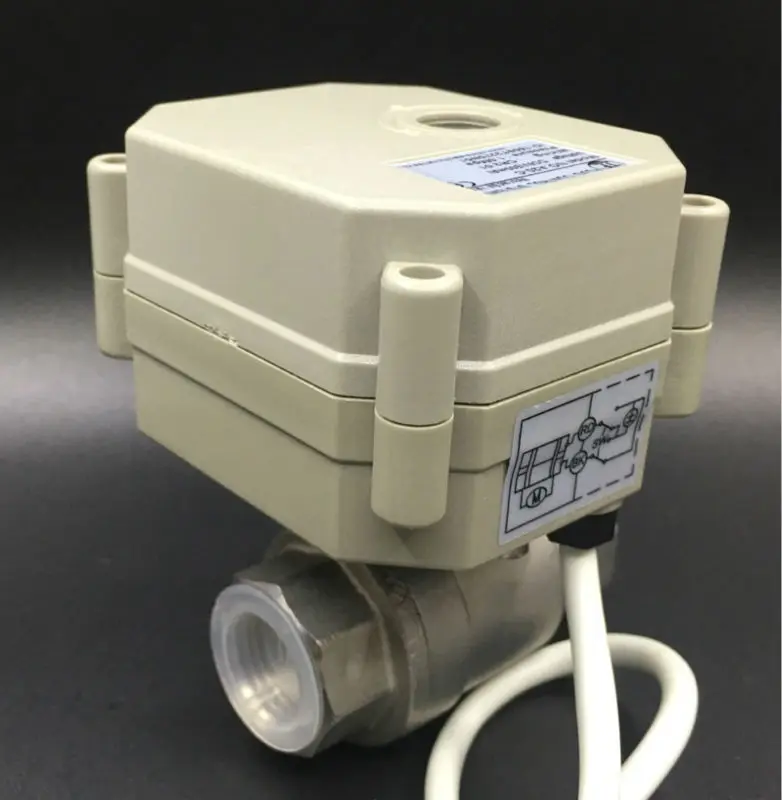 Новый 2 ходовой клапан SS304 1/2 ''DN15 пропорциональный 0 5 В 10 или 4 20 мА проводов для
