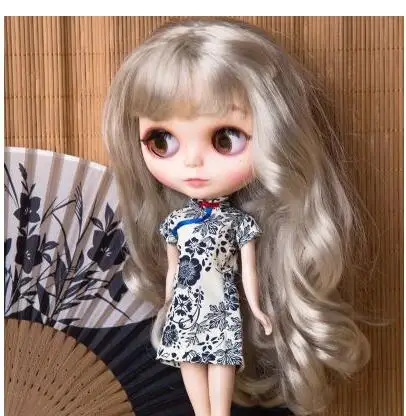 Хит 1/6 г. Модная Одежда для кукол cheongsam кукла аксессуары пальто для Блит Licca кукла azone подарок игрушки - Цвет: 02