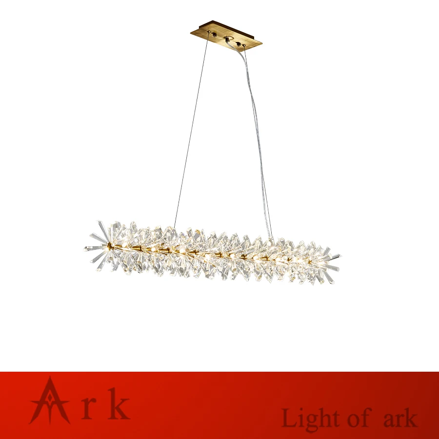 Роскошные хрустальные светодиодсветодиодный подвесные светильники в стиле