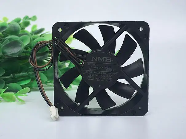 Оригинальный двухрядный бесшумный вентилятор NMB 2406ML-04W-B29 12 В 0.072A 6 см 6015 дюйма |