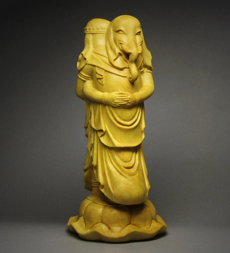 Изысканный Слон Бог ганапти ручной работы мудрости домашние украшения