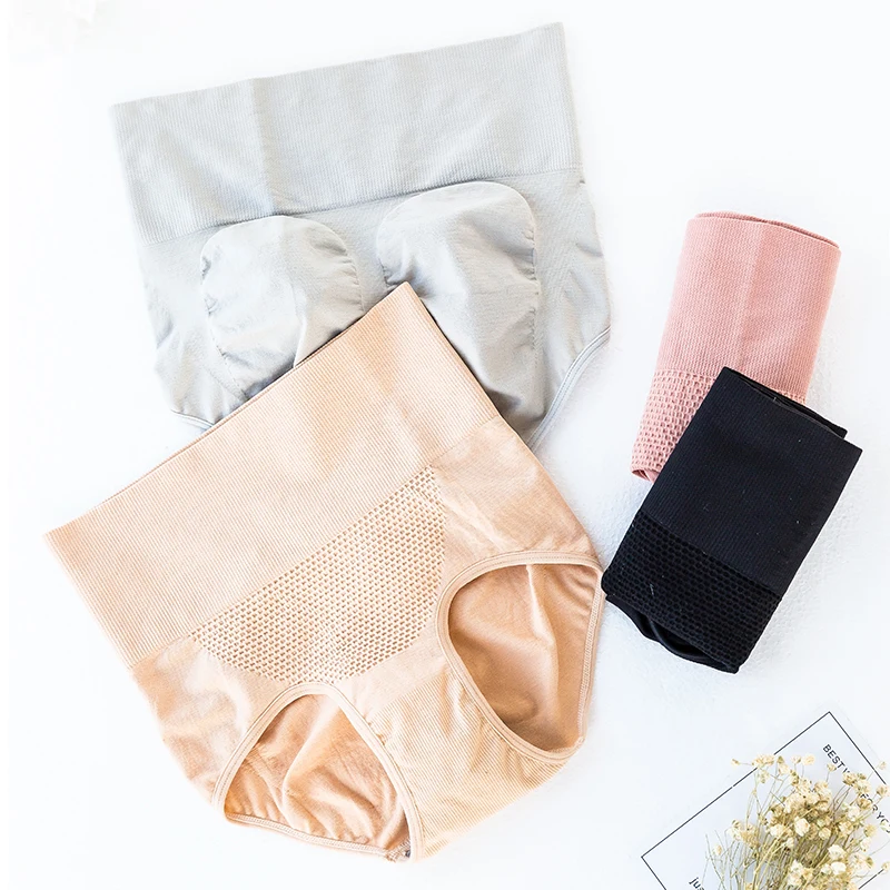 Женские трусы с утягивающими вставками LANGSHA пикантные хлопковые бесшовные брифы