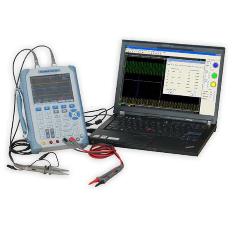 Hantek DSO1102B 2 канала Ручной цифровой осциллограф 100 МГц полоса пропускания USB Osciloscopio