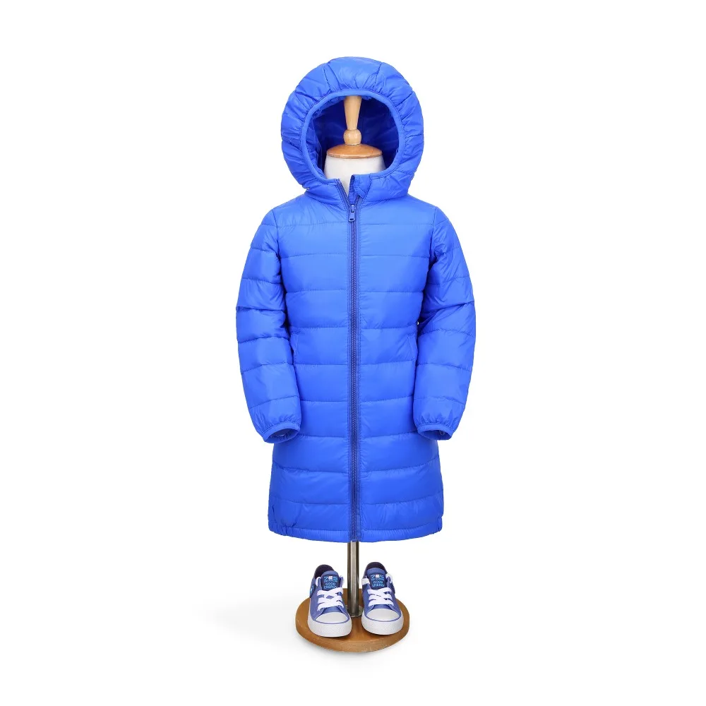 2017 Детские Зимние толстовки с капюшоном пальто для девочек Новинка Дизайн модные