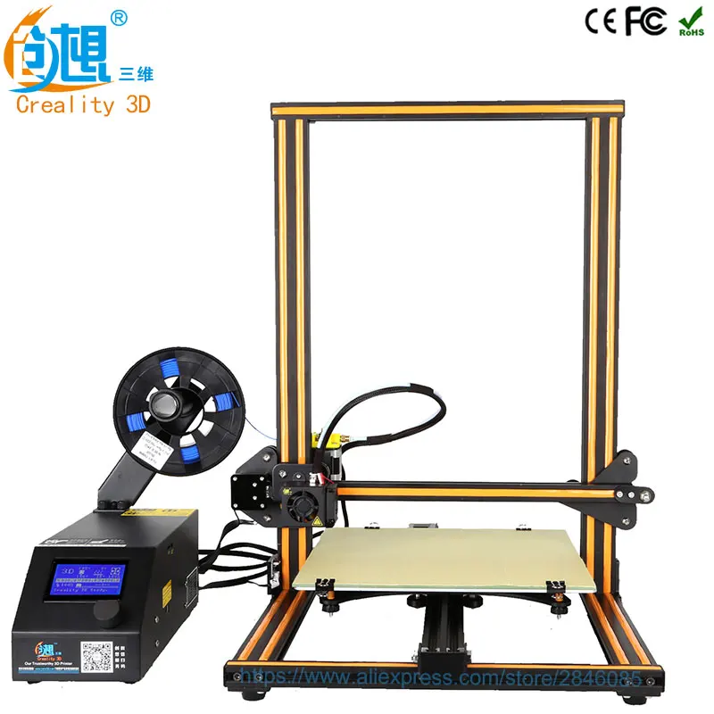 Creality 3D официальный creality CR 10 принтеры печати Размеры 300*300*400 мм Полу DIY комплект с