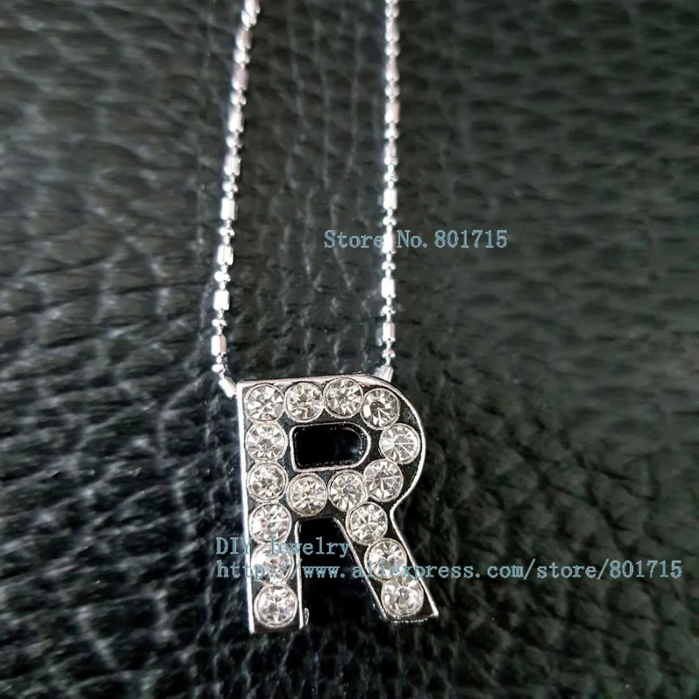 Оптовая цена фотоэлемент 18 мм разразные подвесные буквы с ожерельем 42 см и лучшим