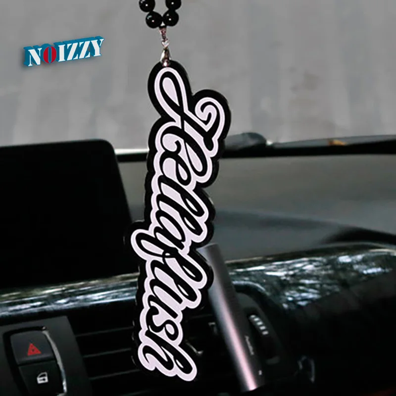 

Noizzy 2018 New Hellaflush Black Ho Car Rearview Mirror Pendant Decoration Auto Ornament Accessories Hanging Charm Car Styling
