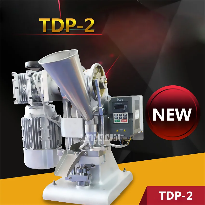 110 V/220 V 0.75KW TDP-2 электрическая червячная Шестерни однопуансонный таблеточный сварочный аппарат Регулируемый Скорость порошок таблетки Пресс 4000 pc/h